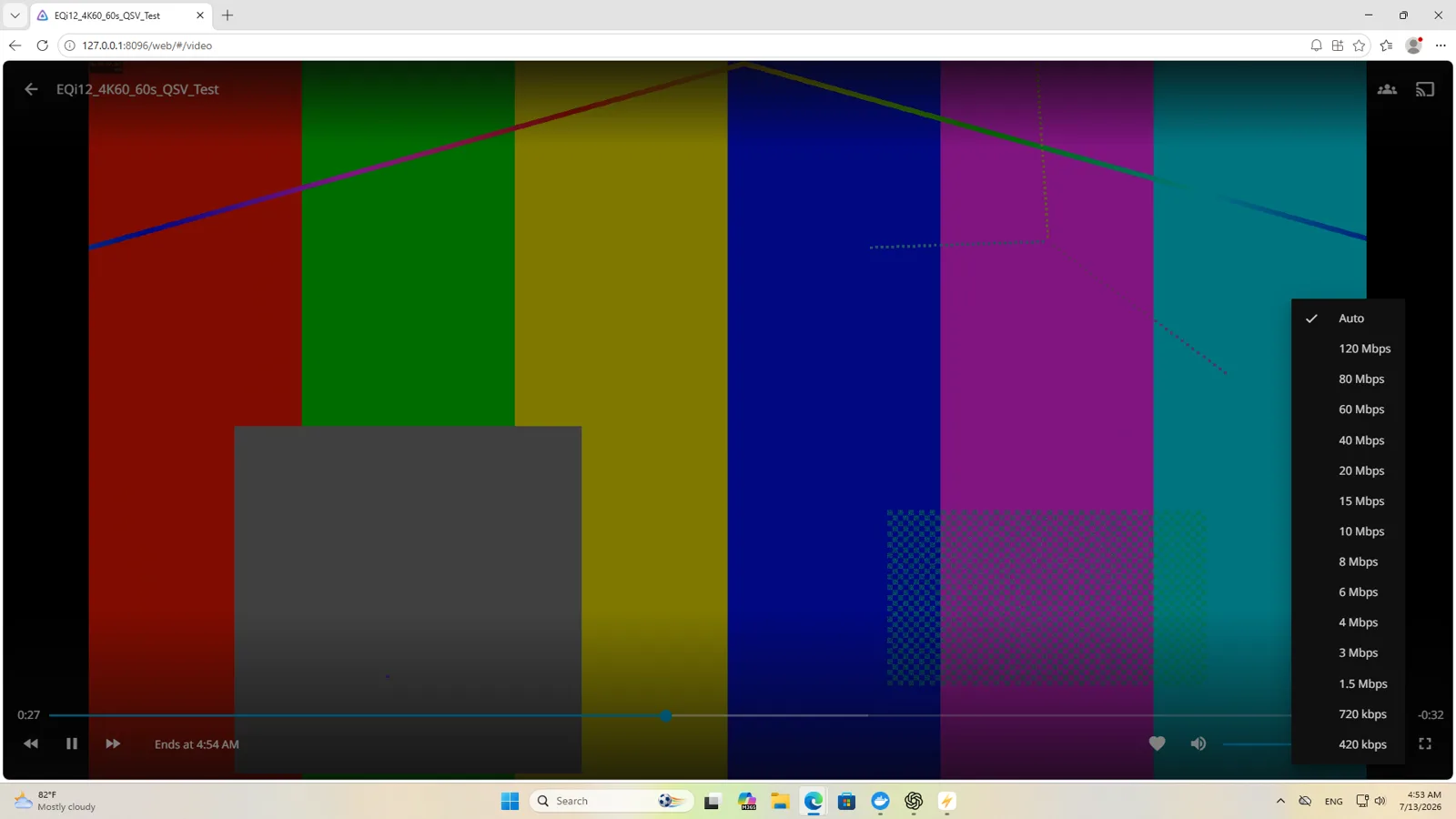 Jellyfin activity session forcing a 4K60 to 1080p60 Intel QSV transcode